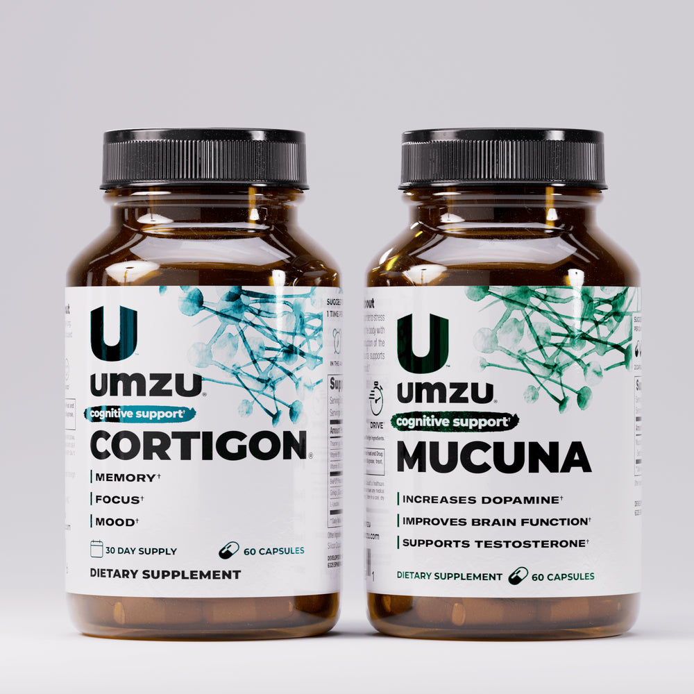 Cortigon & Mucuna Pruriens Bundle: Stress & Mood Support Bundles UMZU