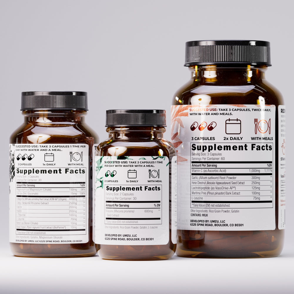 Libido Bundle: Mucuna Pruriens, Testro-X & Redwood