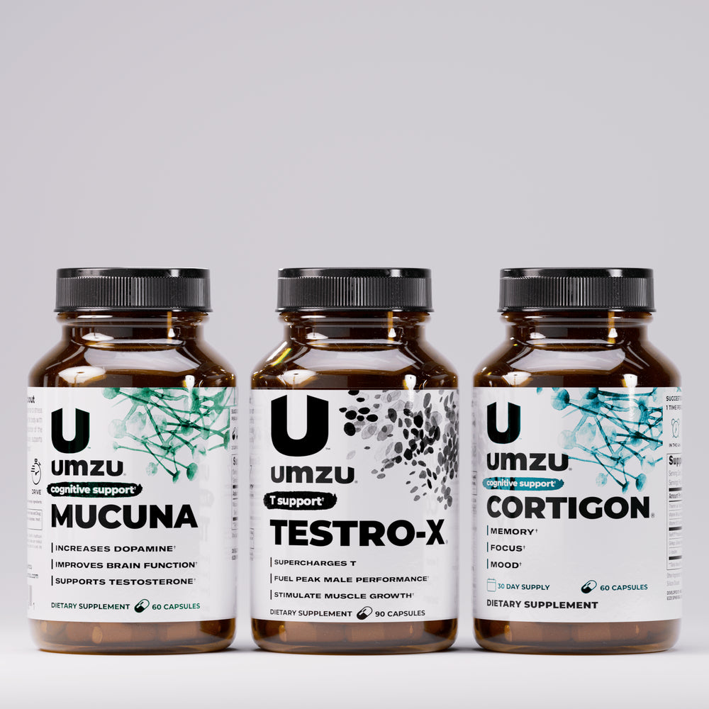 Mood Bundle: Testro-X, Cortigon & Mucuna Pruriens Bundles UMZU
