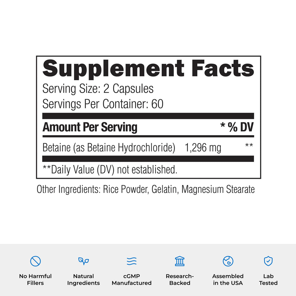 Betaine HCl: 2 Pack Bundle Bundles UMZU