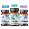 Digestive Health Bundle: Floracil50, zuPoo, zuEnzymes Bundles UMZU   