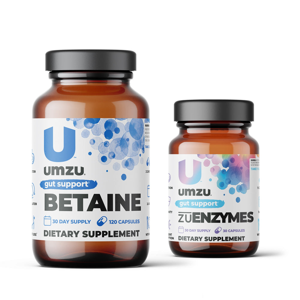 Nutrient Absorption Bundle: BETAINE HCl & zuENZYMES  UMZU   