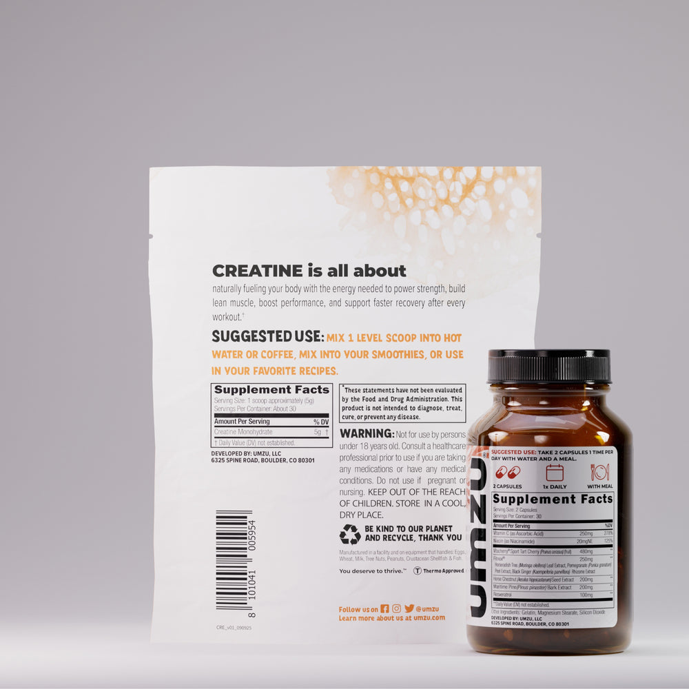 Performance Essentials Bundle: Redwood Max & Creatine Bundles UMZU