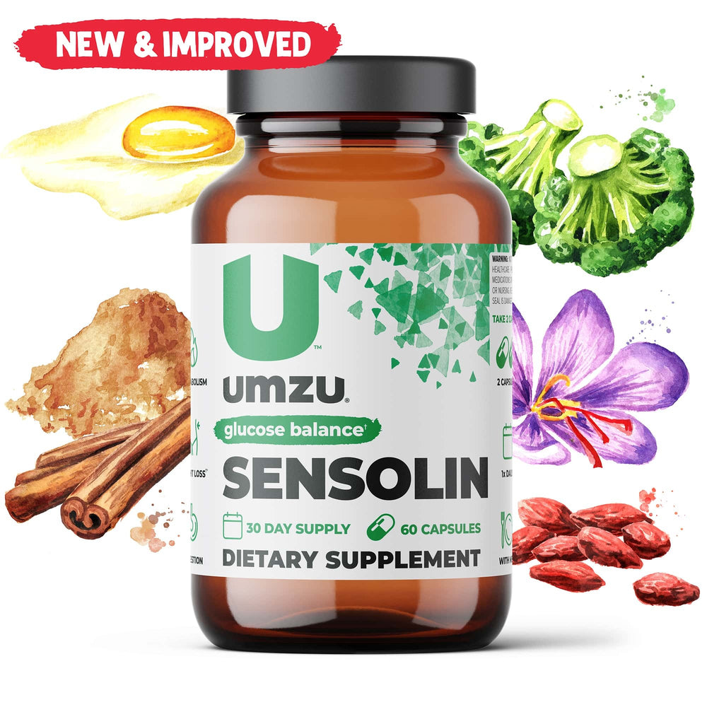 SENSOLIN: Natural Blood Sugar Support Supplement Capsule Supplements UMZU   