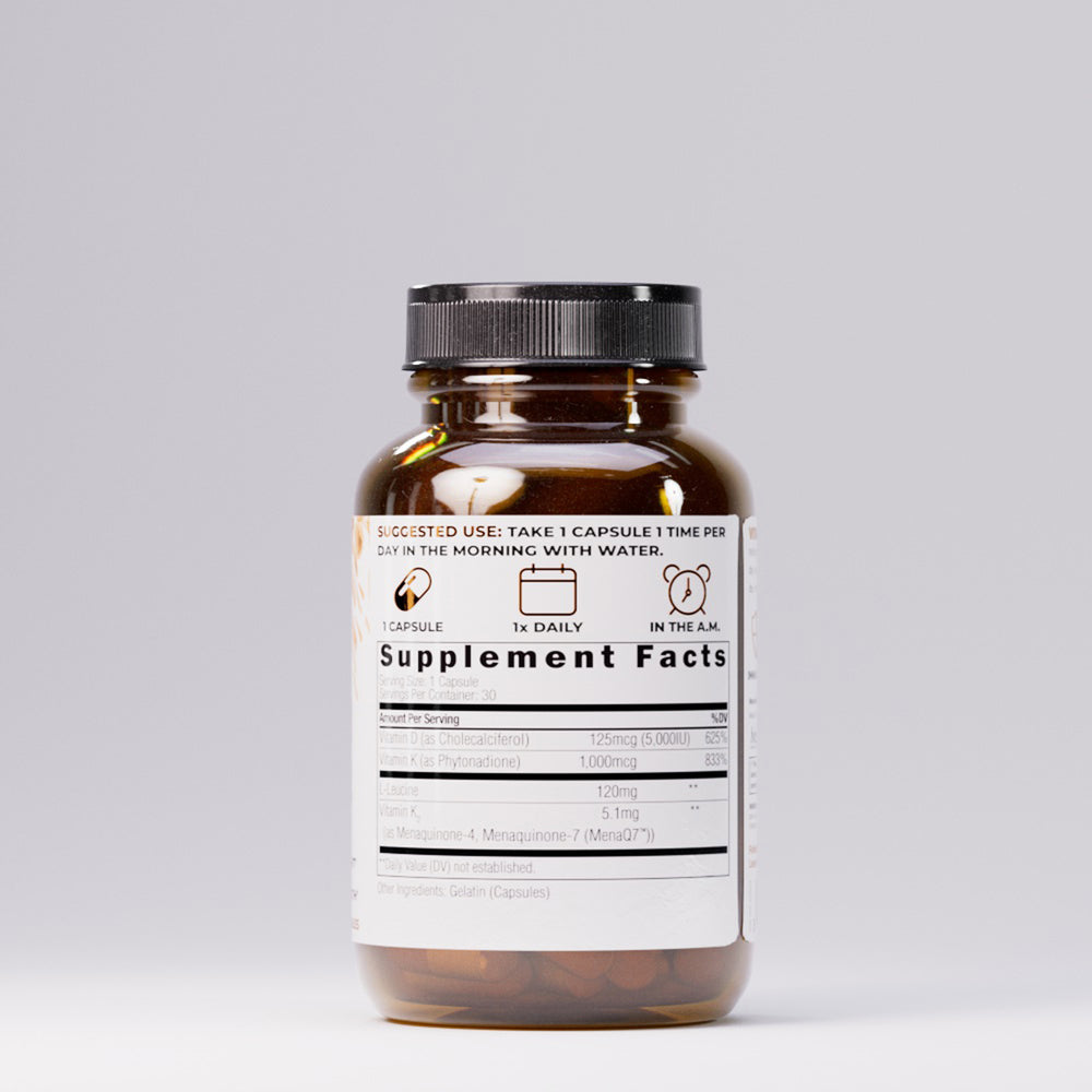 Vitamin D3 + K2 : 3 Pack Bundle Capsule UMZU