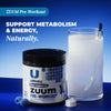 Zuum Pre-Workout Blue Raspberry: 3 Pack Bundle Powder UMZU