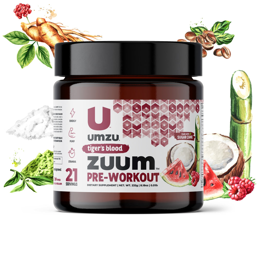 Zuum Pre-Workout - Free Gift Powder UMZU Tiger's Blood