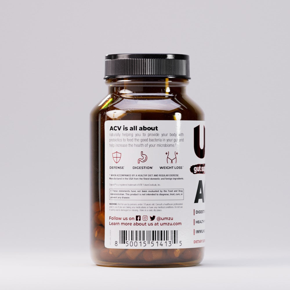 zuACV + Prebiotics: 3 Pack Bundle Bundles UMZU