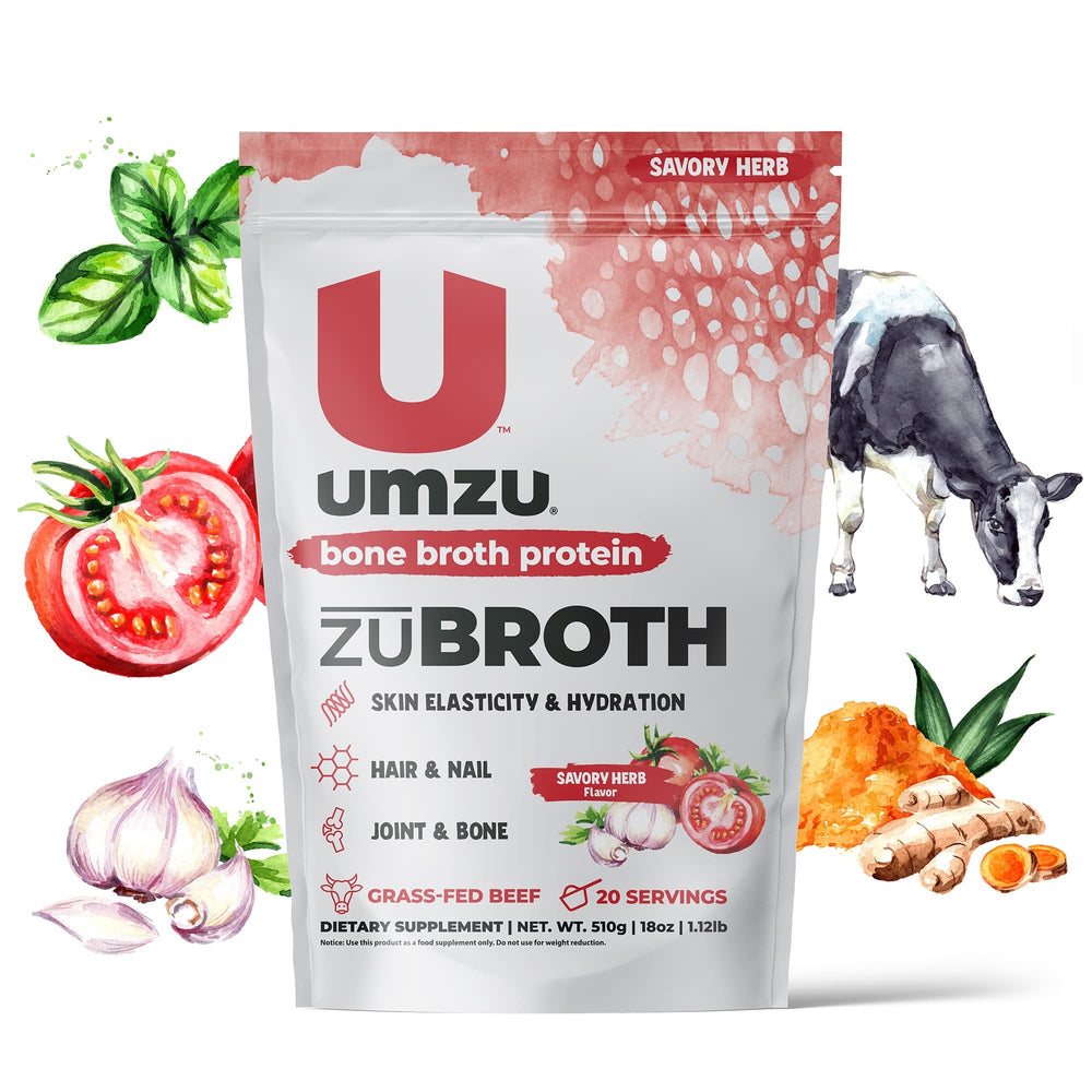 zuBROTH: Total Bone Broth Protein Powder Supplements UMZU   