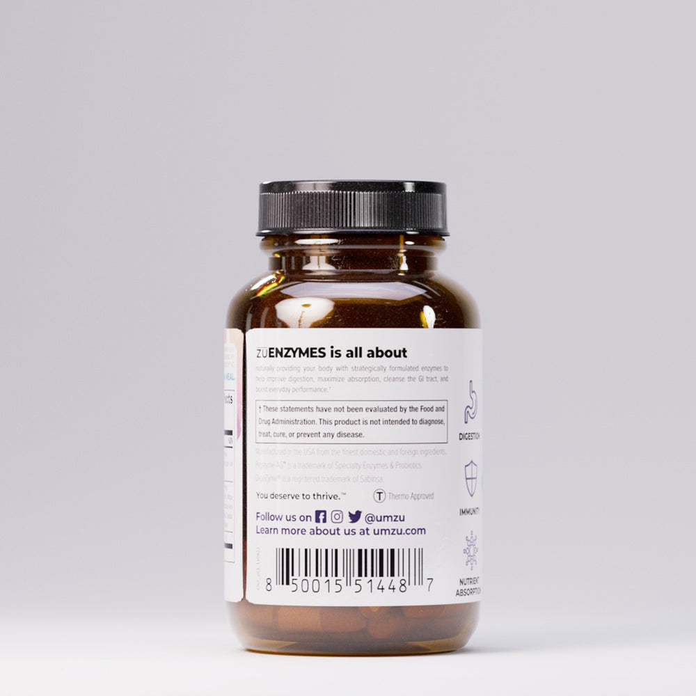 zuEnzymes: Digestion, Gut Health & Absorption Capsule UMZU