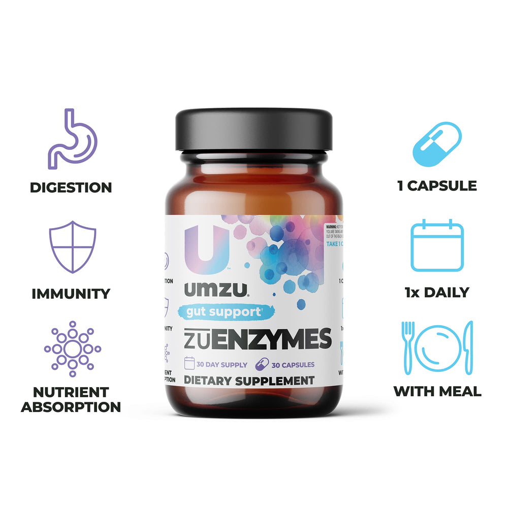 Digestive Health Bundle: Floracil50, zuPoo, zuEnzymes Bundles UMZU   