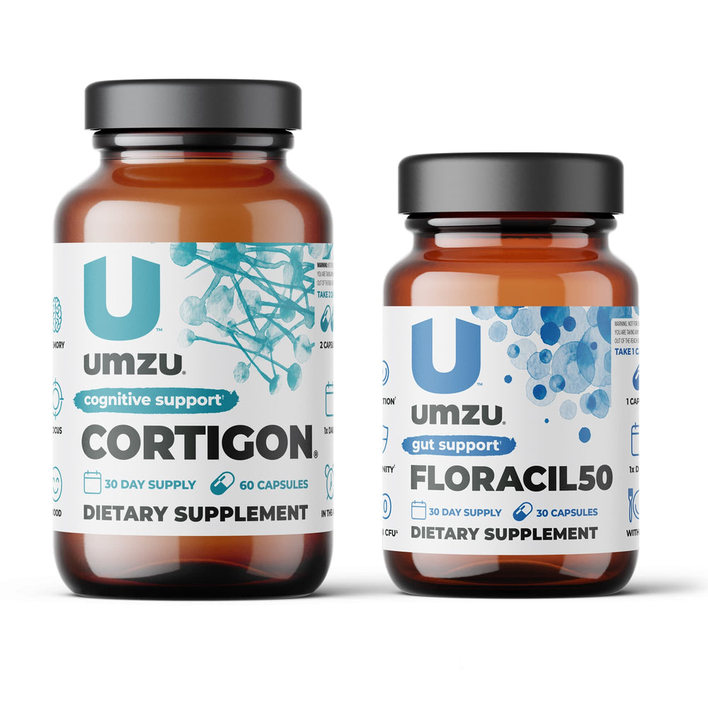 FLORACIL50 & CORTIGON Bundle: Gut & Brain Support Bundles UMZU   