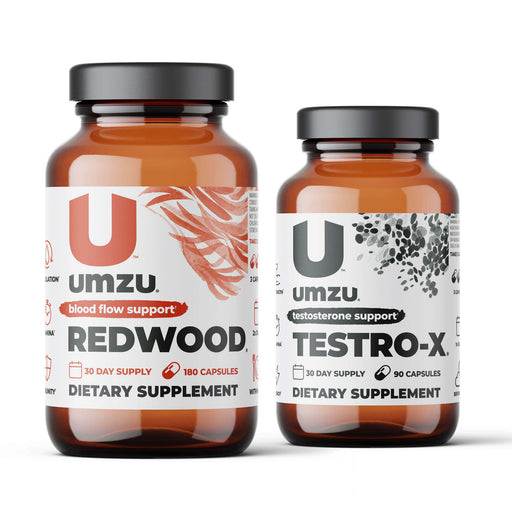 TESTRO-X & REDWOOD Bundle: Blood Flow & Hormonal Support Bundles UMZU   