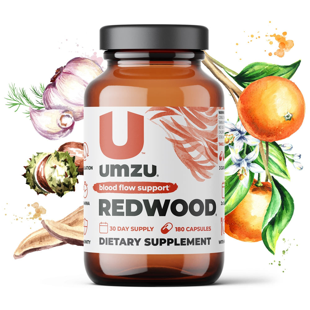 REDWOOD: Nitric Oxide & Circulatory Support Capsule Supplements UMZU   