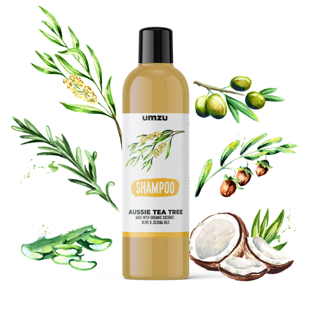 CASTILE SHAMPOO: Made with Organic Coconut, Olive, & Jojoba Oils Shampoo UMZU Tea Tree 16 oz 