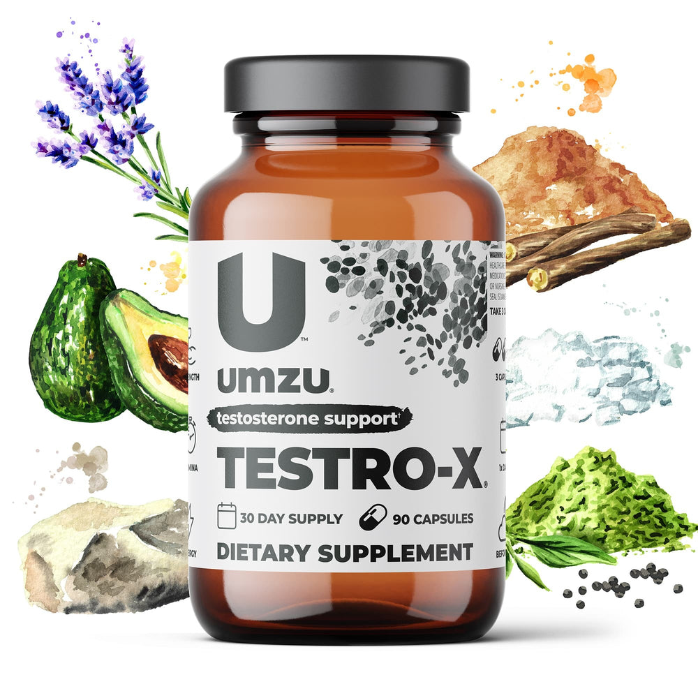 TESTRO-X: Testosterone Support Capsule Supplements - Zinc UMZU   