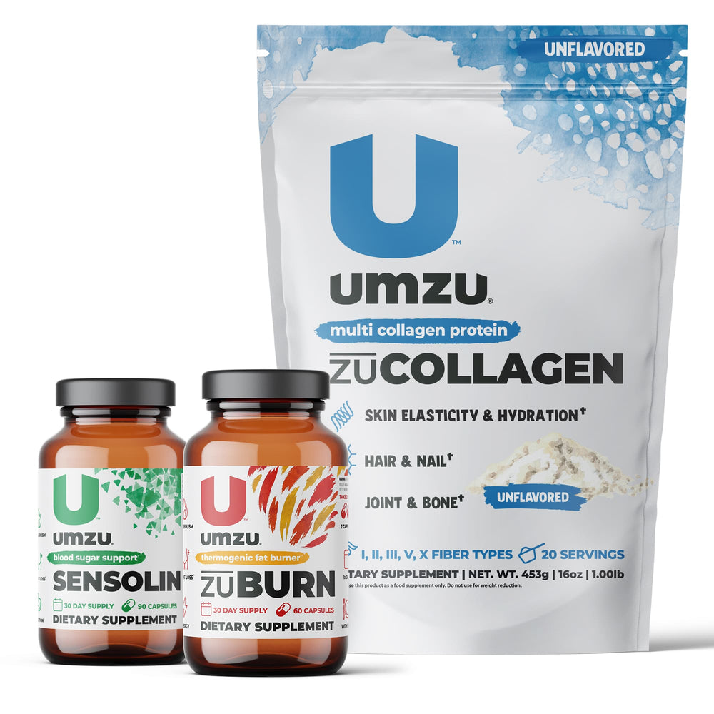 Weight Loss Bundle: Collagen, Sensolin GLP-1, zuBurn Bundles UMZU