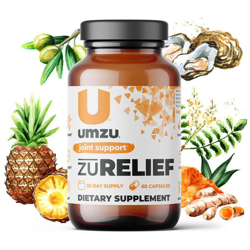 zuRELIEF: Support Comfort & Joint Health with Turmeric Capsule Supplements UMZU   